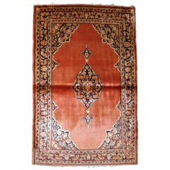 Tapis de style Sarouk ancien fait à la main, années 1920, 1B750