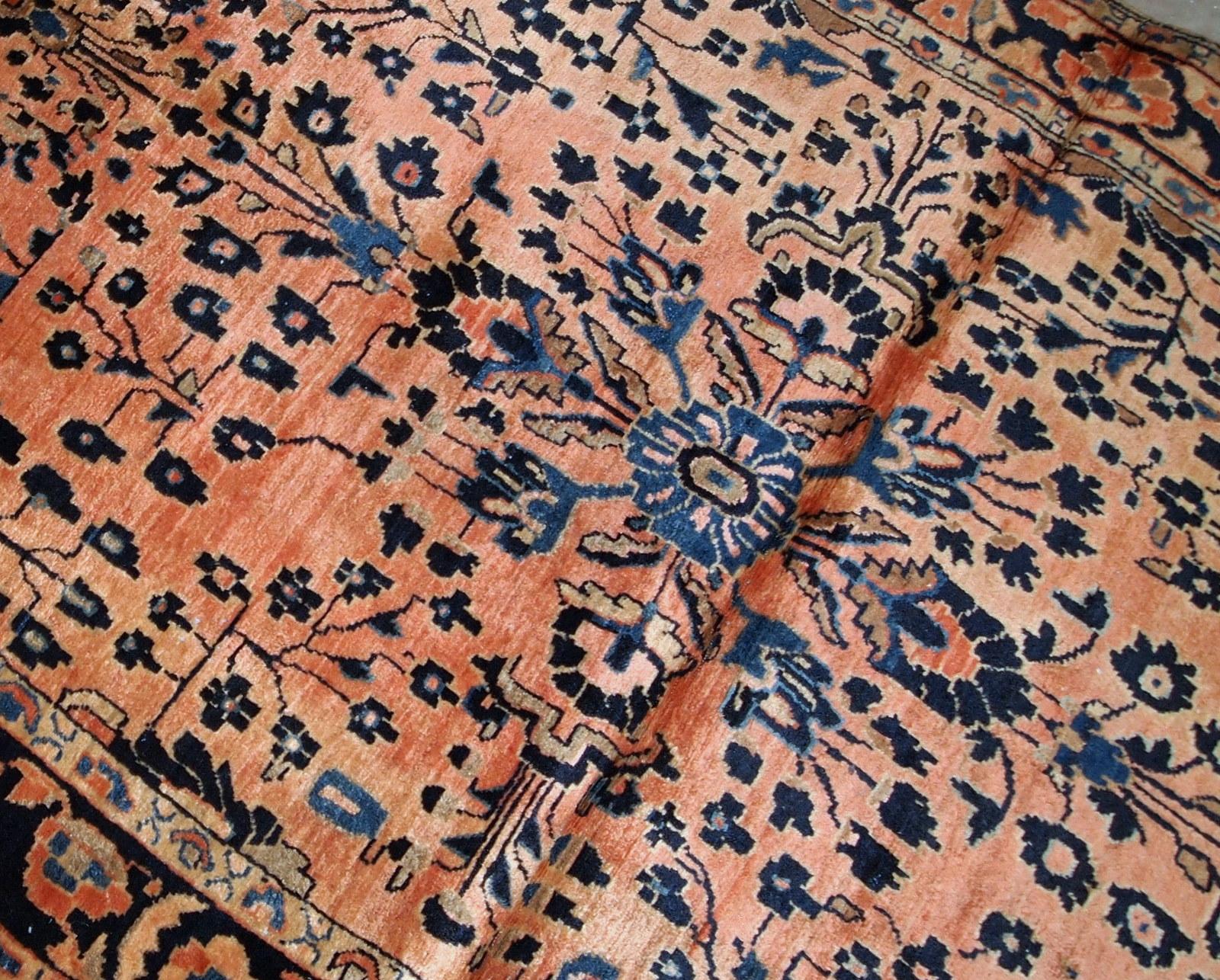 Tapis sarouk ancien fait à la main:: années 1920:: 1B839 Bon état - En vente à Bordeaux, FR