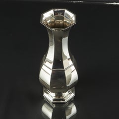 Handgefertigte antike Silbervase, 1911