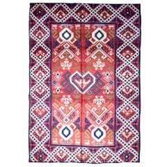 Handmade Vintage Spanish Savonnerie Rug, 1930s, 1P55