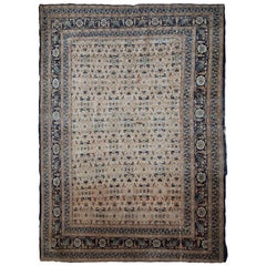 Handgefertigter antiker Täbris-Teppich im Hajalili-Stil, 1880er Jahre, 1B693