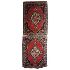 Tappeto doppio in stile Tabriz fatto a mano, anni '10, 1C356