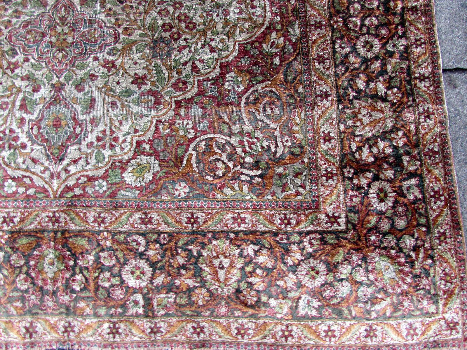 Handmade Antique Tabriz Style Rug, 1910s, 1Q0210 3