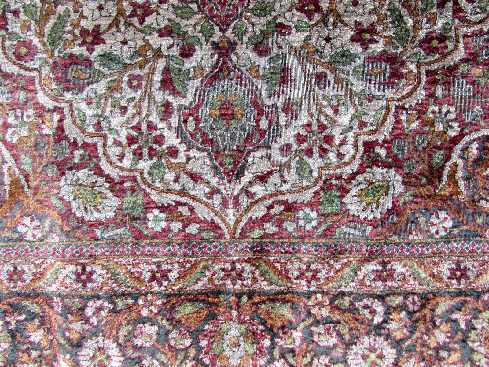 Handmade Antique Tabriz Style Rug, 1910s, 1Q0210 4