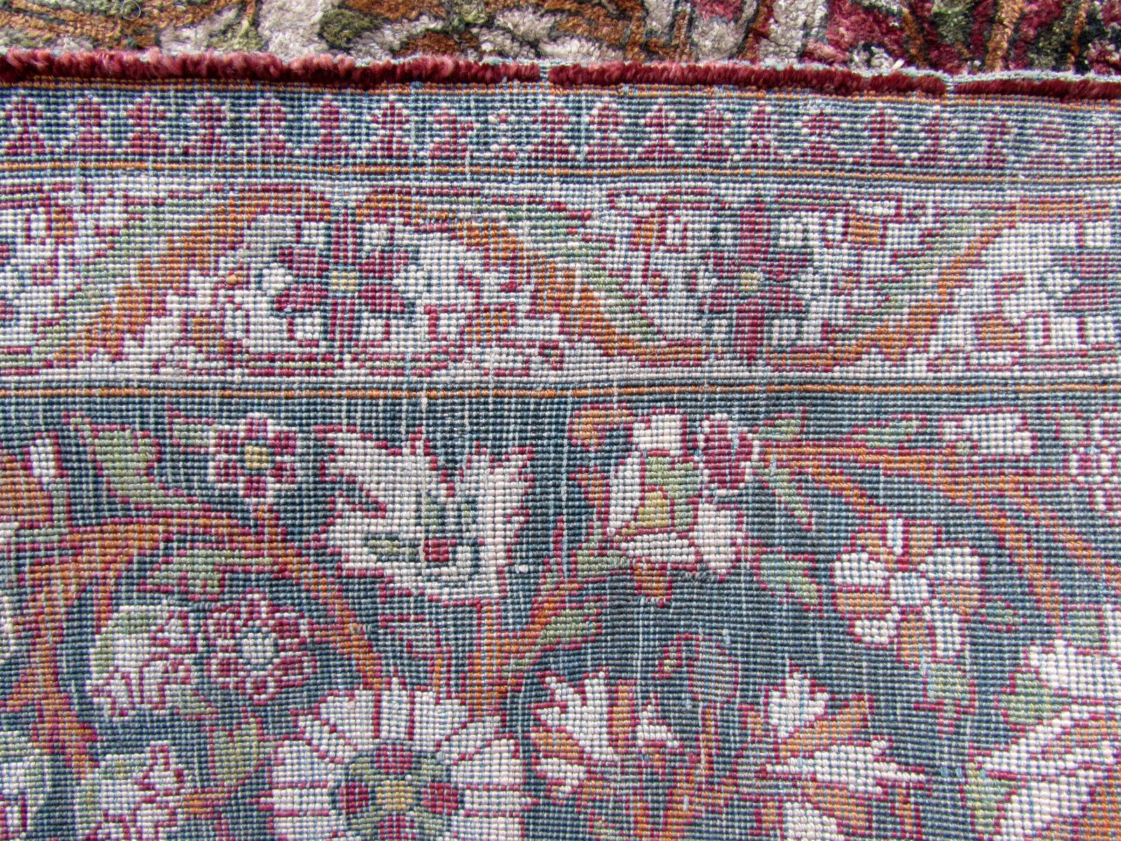 Silk Handmade Antique Tabriz Style Rug, 1910s, 1Q0210