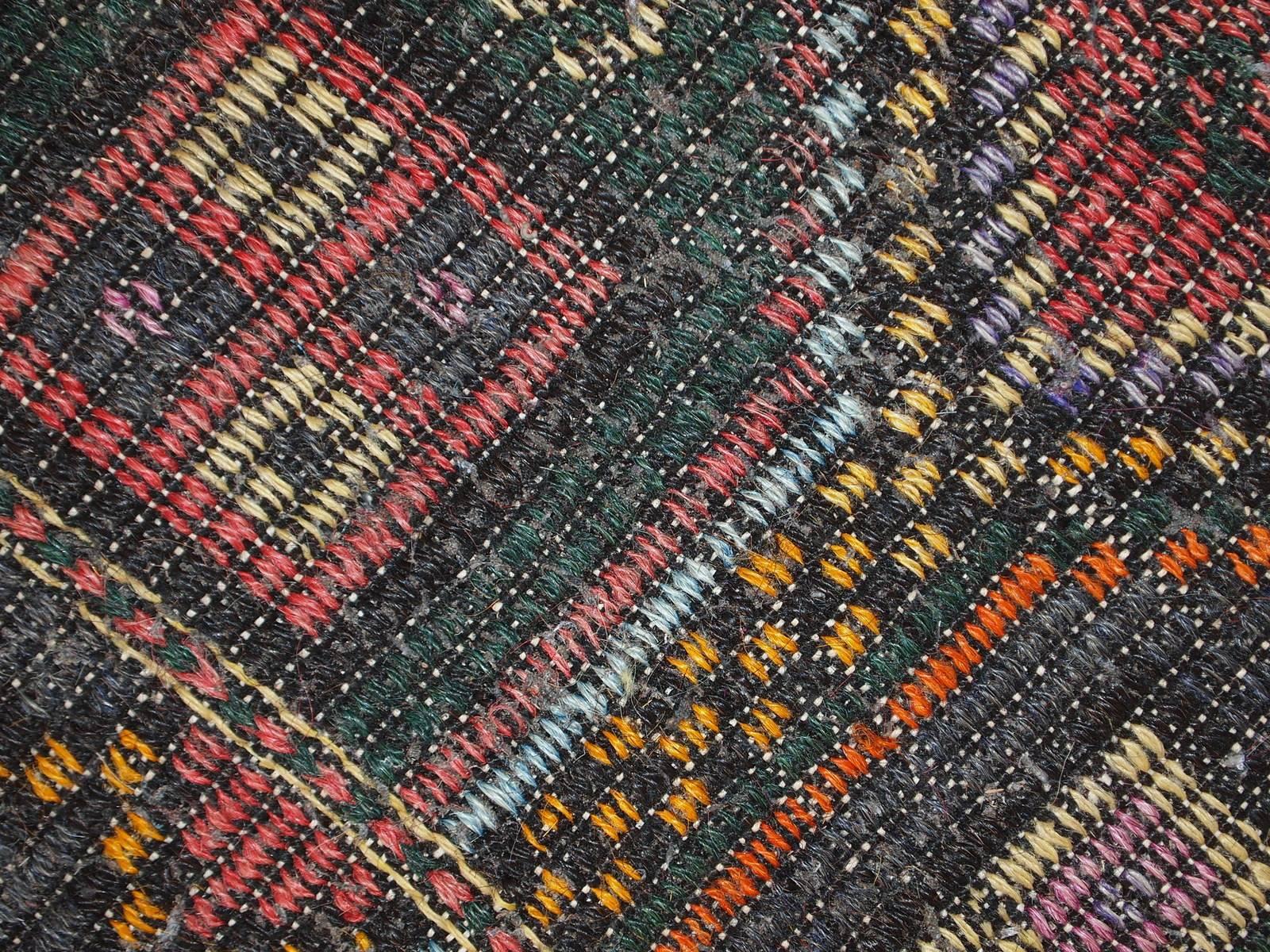 Cotton Handmade Antique Tunisian Flat-Weave Kilim, 1930s, 1C532
