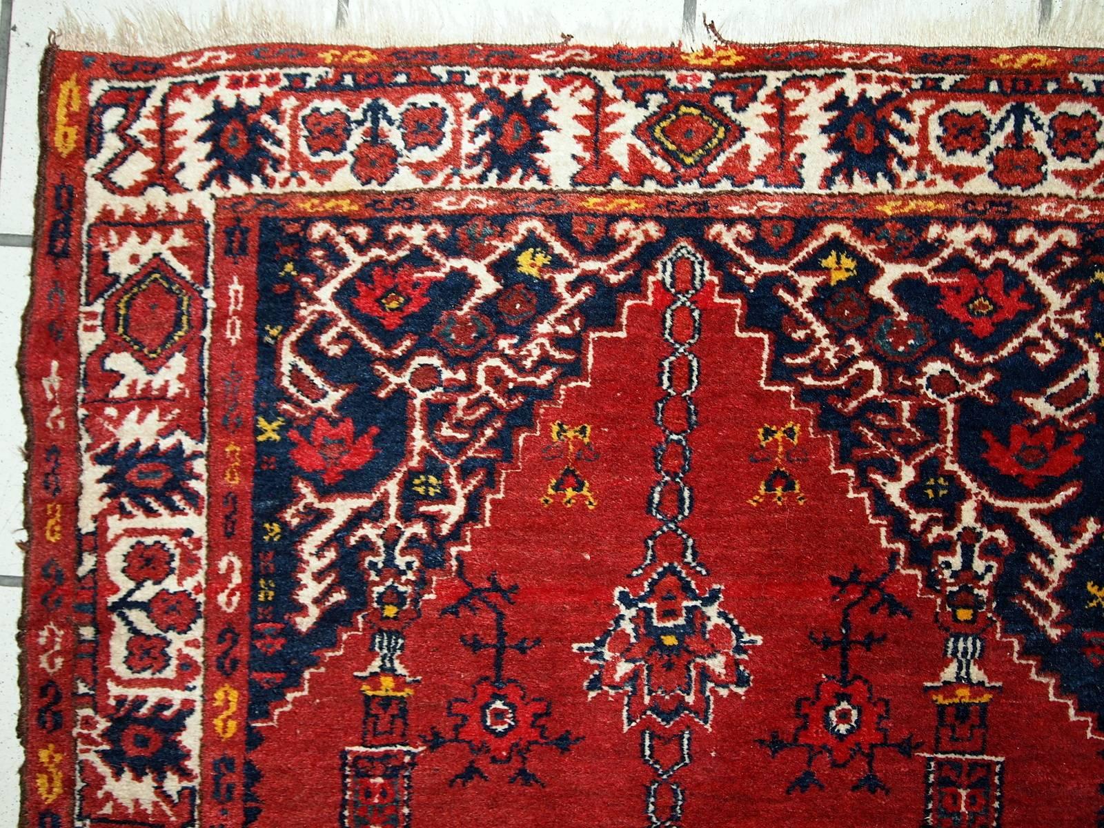 handmade prayer rug