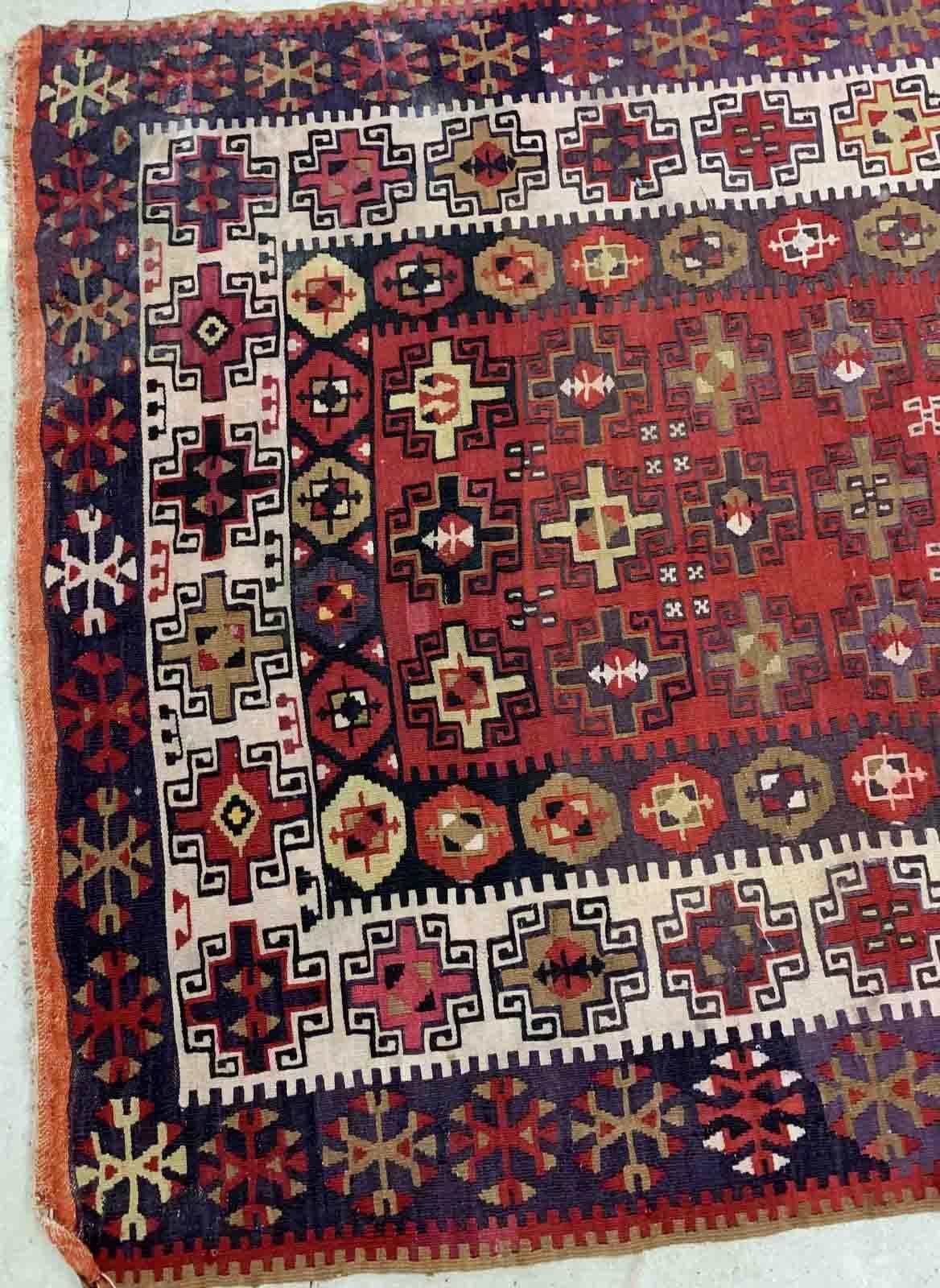 Handmade Antique Turkish Anatolian Rug, 1910s, 1B900 For Sale 1