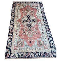 Handgefertigter antiker türkischer anatolischer Teppich 3.7' x 6,4' 1920er Jahre - 2B51