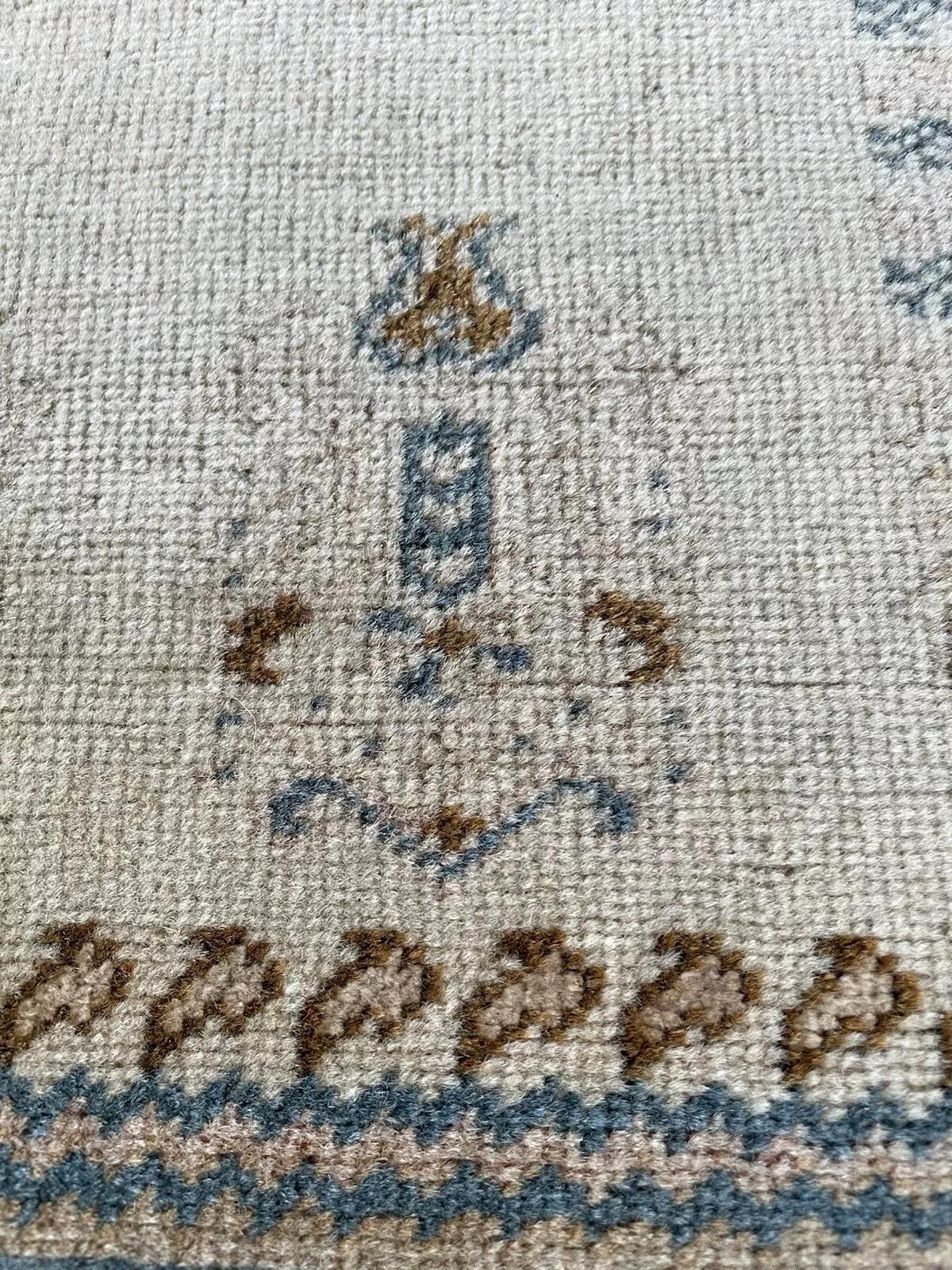 Tapis de prière Ghurdes turc ancien fait main 4.3' x 6', 1880s - 1N98 en vente 4