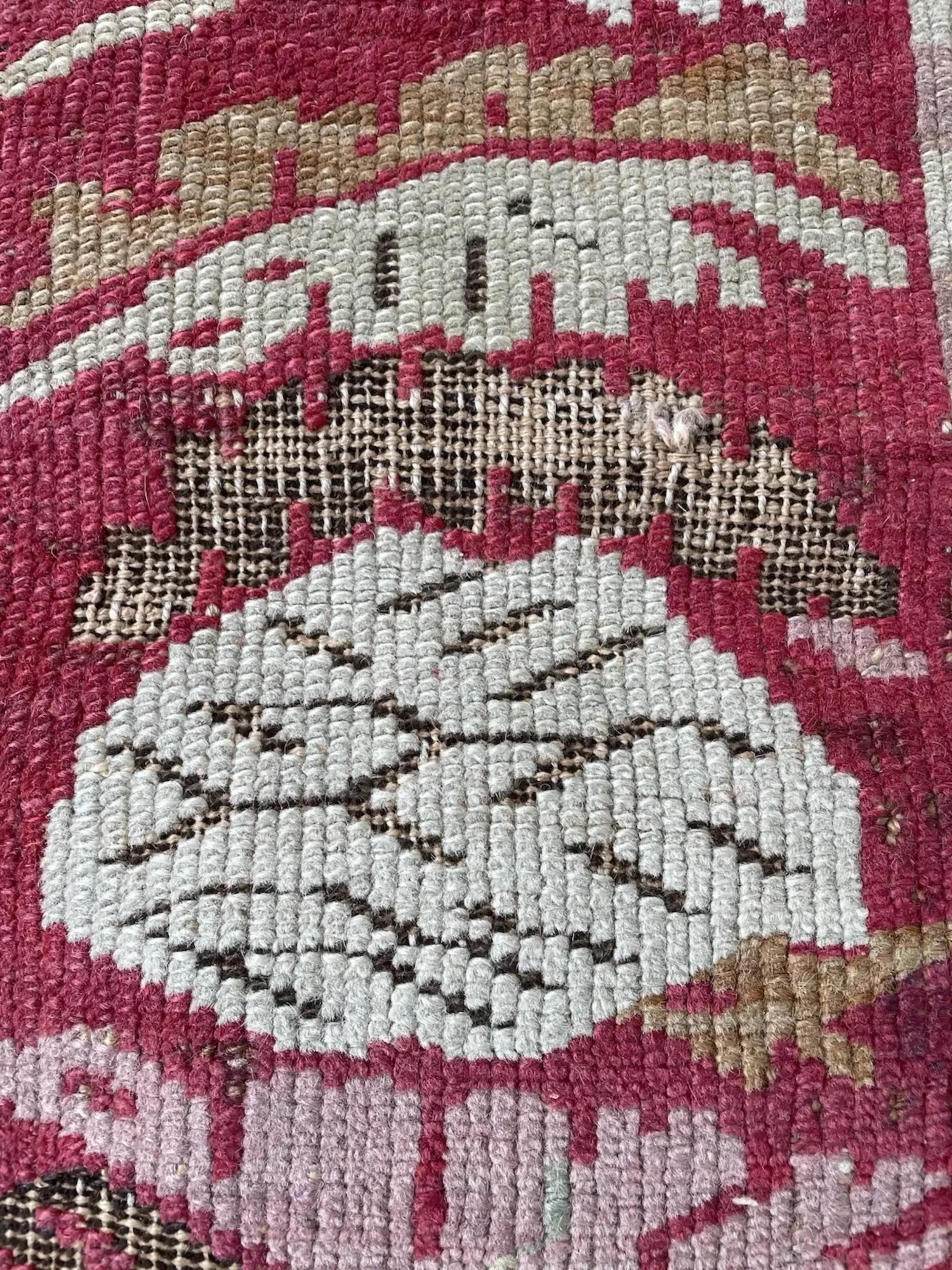 Handgefertigter antiker türkischer Kershehir Sammlerteppich 4,4' x 6', 1870er Jahre - 1N111 (Wolle) im Angebot