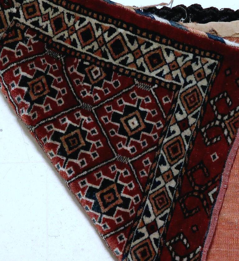 Hand-Knotted Handmade Antique Turkmen Tekke Bag, 1930s, 1P30