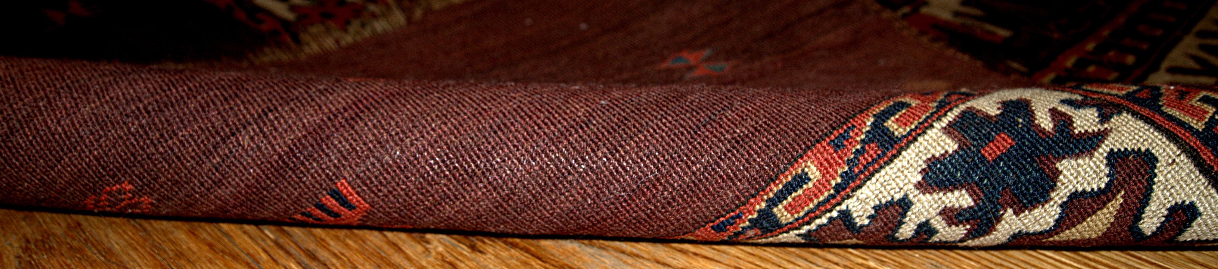 Hand made antique collectible Turkoman Tekke rug in deep burgundy color with classic Tekke design - symmetric medallions in white and red shades. It is in original good condition.

- Condition: original good,

- circa 1860s,

- Size: 2.6' x