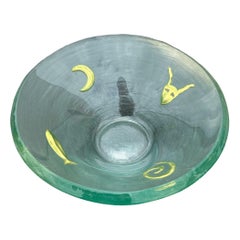Handmade Art Glass Bowl by Jeffrey Andrews 1994