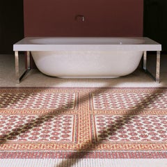 Handmade Artistic Marble Mosaic Rug Dimension and Colors Customizable