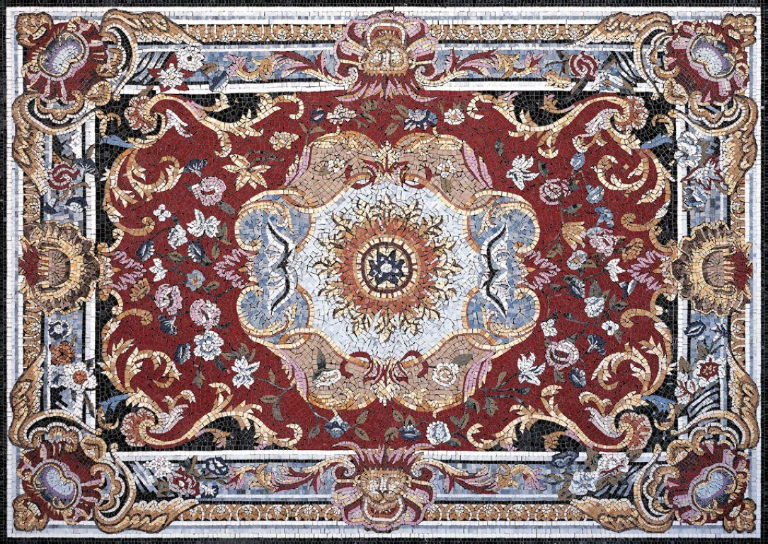 Die Herstellung des künstlerischen Mosaiks, das Design von unvergleichlicher Schönheit, die Erfindung des 