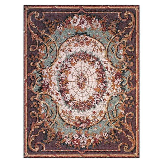 Contemporary Handmade Red Flower Rug, Custom Size and Colors, Ideal for ...