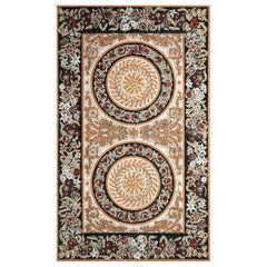 Handmade Artistic Marble Mosaic Rug Dimension and Colors Customizable