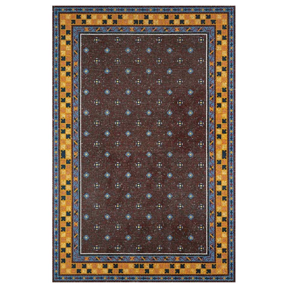 Handmade Artistic Marble Mosaic Rug Dimension and Colors Customizable ...