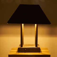 Handmade Arts & Crafts Copper Lamp with Square Shade