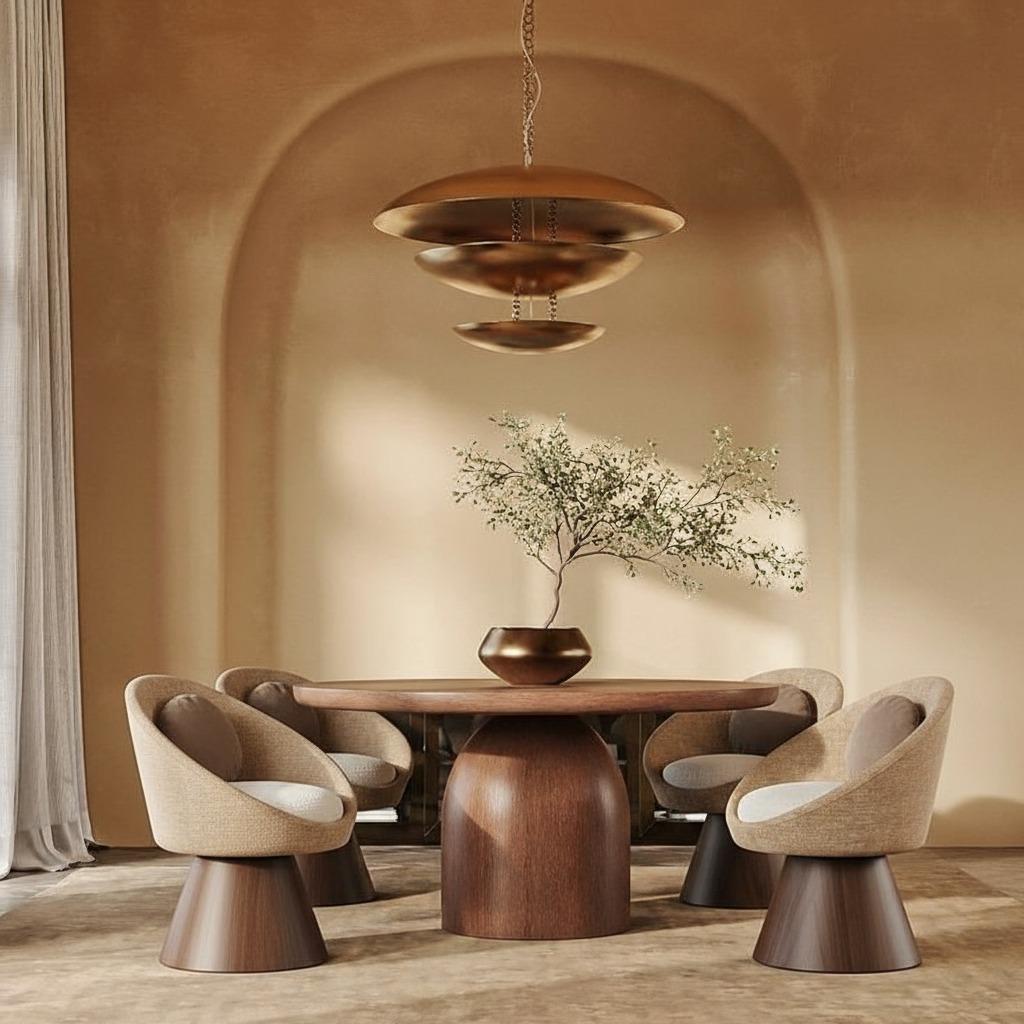 La chaise de salle à manger Basqui apporte une élégance moderne et du confort à l'espace repas. Partageant le même design familial que le fauteuil Basqui, cette chaise présente une silhouette incurvée qui épouse le corps, offrant à la fois soutien