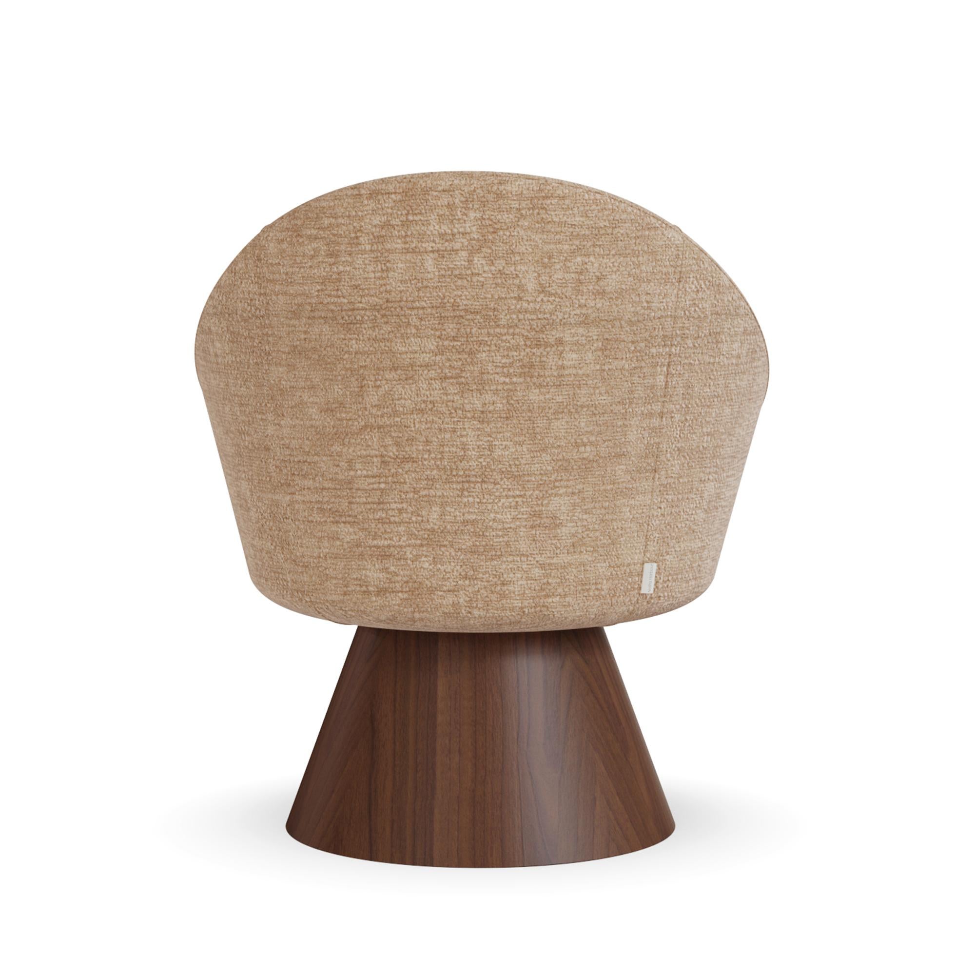 Silla de comedor artesanal Basqui de terciopelo tapizada by Nolita Harbour en Nuevo estado para la venta en Carvalhosa, PT