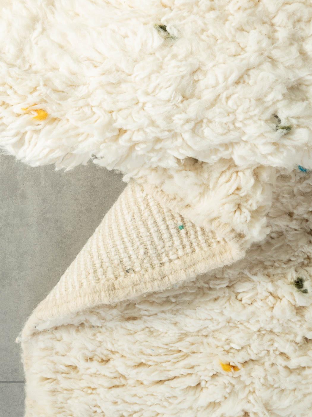 XXIe siècle et contemporain Tapis berbère Beni Ourain 100 % laine fait à la main en vente
