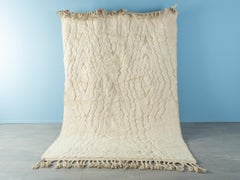 Handmade Berber Rug 100% Wool Moroccan Beni Ourain