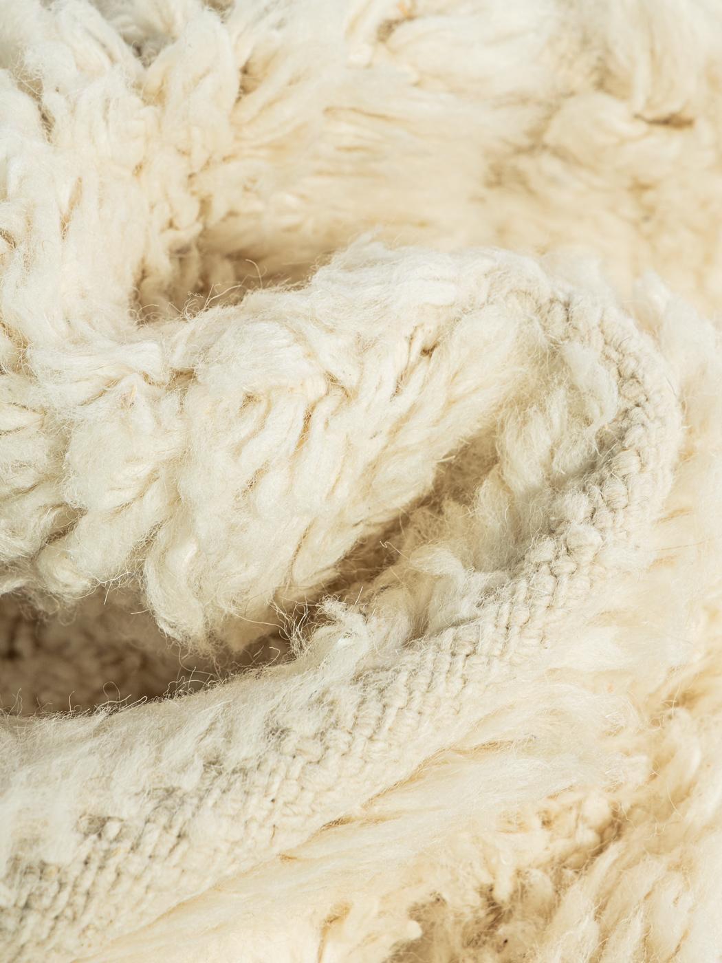 Handgefertigter Berberteppich 100% Wolle Marokkanisch Beni Ourain im Angebot 2