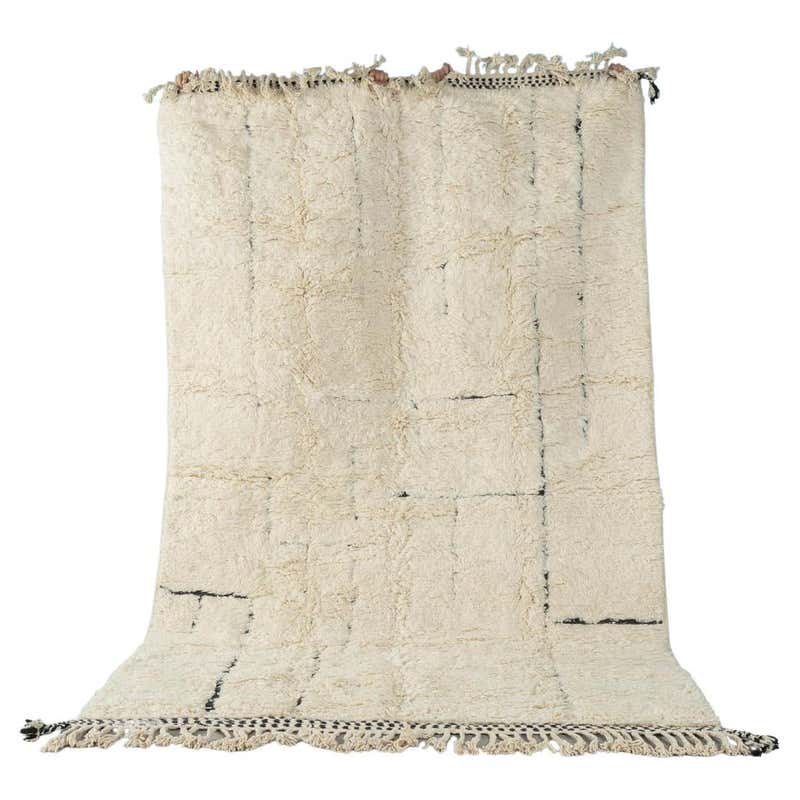 Modern Moroccan Beni Ourain Berber Rug. 100% Wool - Custom Options ...