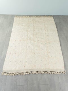 Handmade Berber Rug Beni Ourain 100% Wool Moroccan