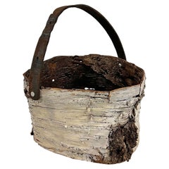Handmade Birch Bark Bucket
