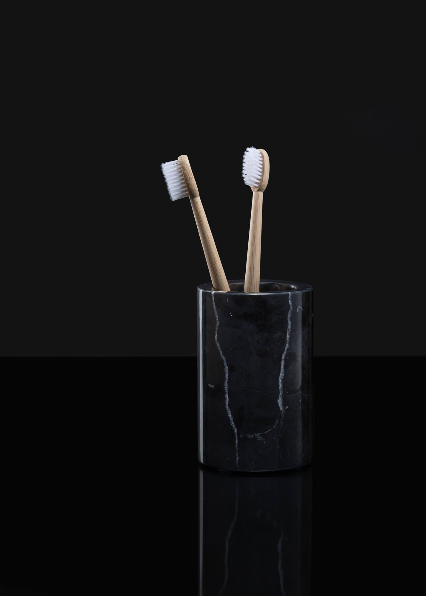 Handmade Black Marquina Marble Bathroom Set 2