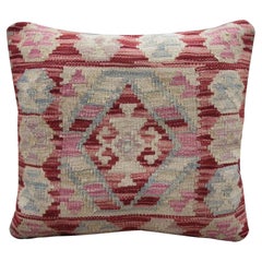 A Set of 8 Handmade Wool Kilim Cushion Covers Geometric Scatter Pillows