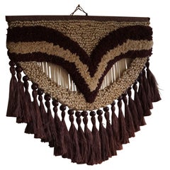 Handmade Bohemian Vintage Rug in Jute, Made in India, Late 20th Century