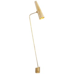 Handmade Brass Floor Lamp Model "Tozzo" designed by Claudio Brocchini