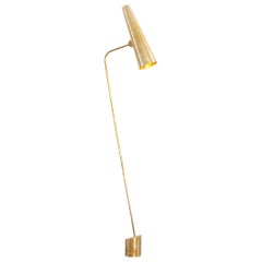 Handmade Brass Floor Lamp Model "Tozzo" designed by Claudio Brocchini