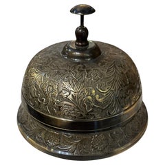 Handmade Brass Ornate Hotel Front Desk Bell