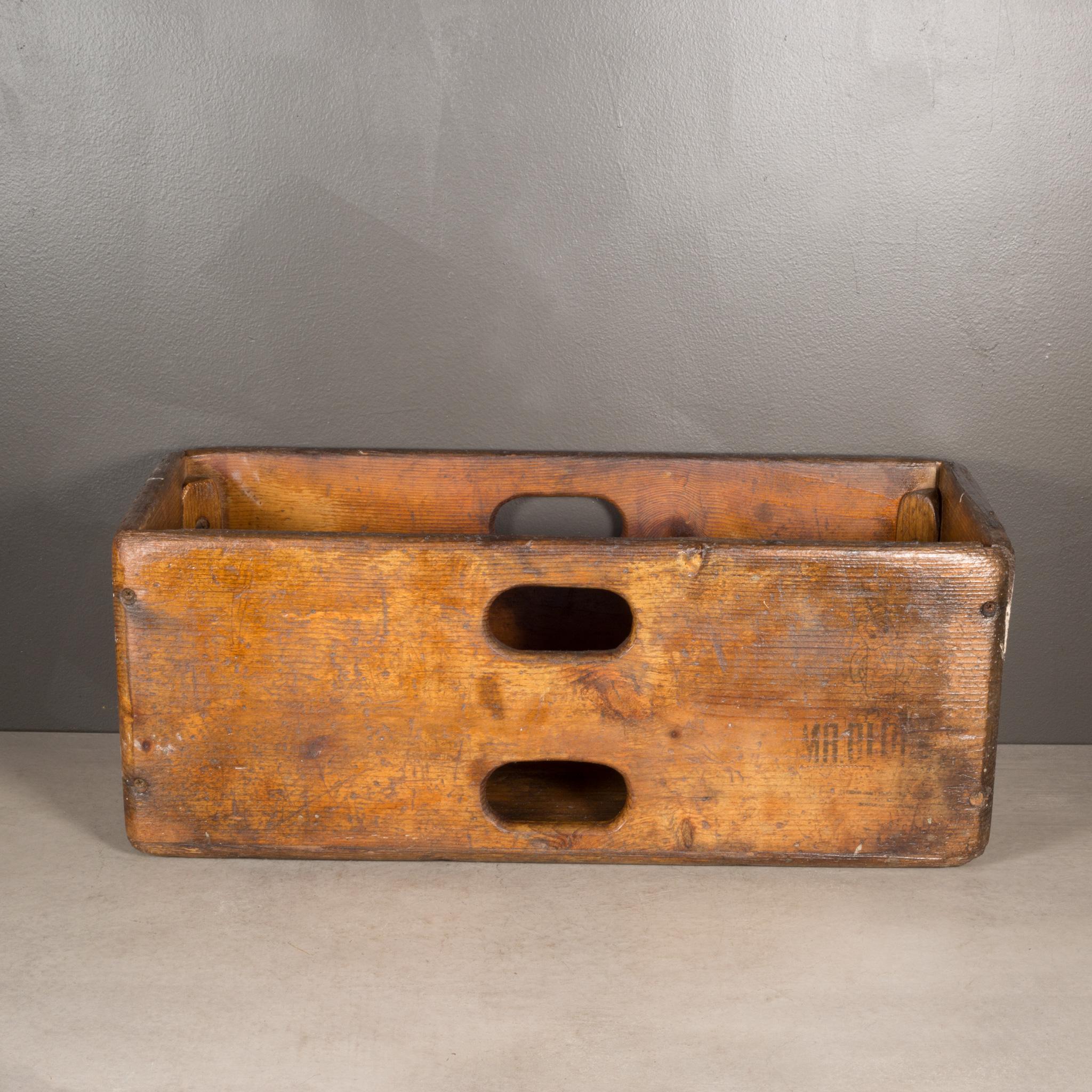 Wood Handmade Bread Crate, C.1920-1940