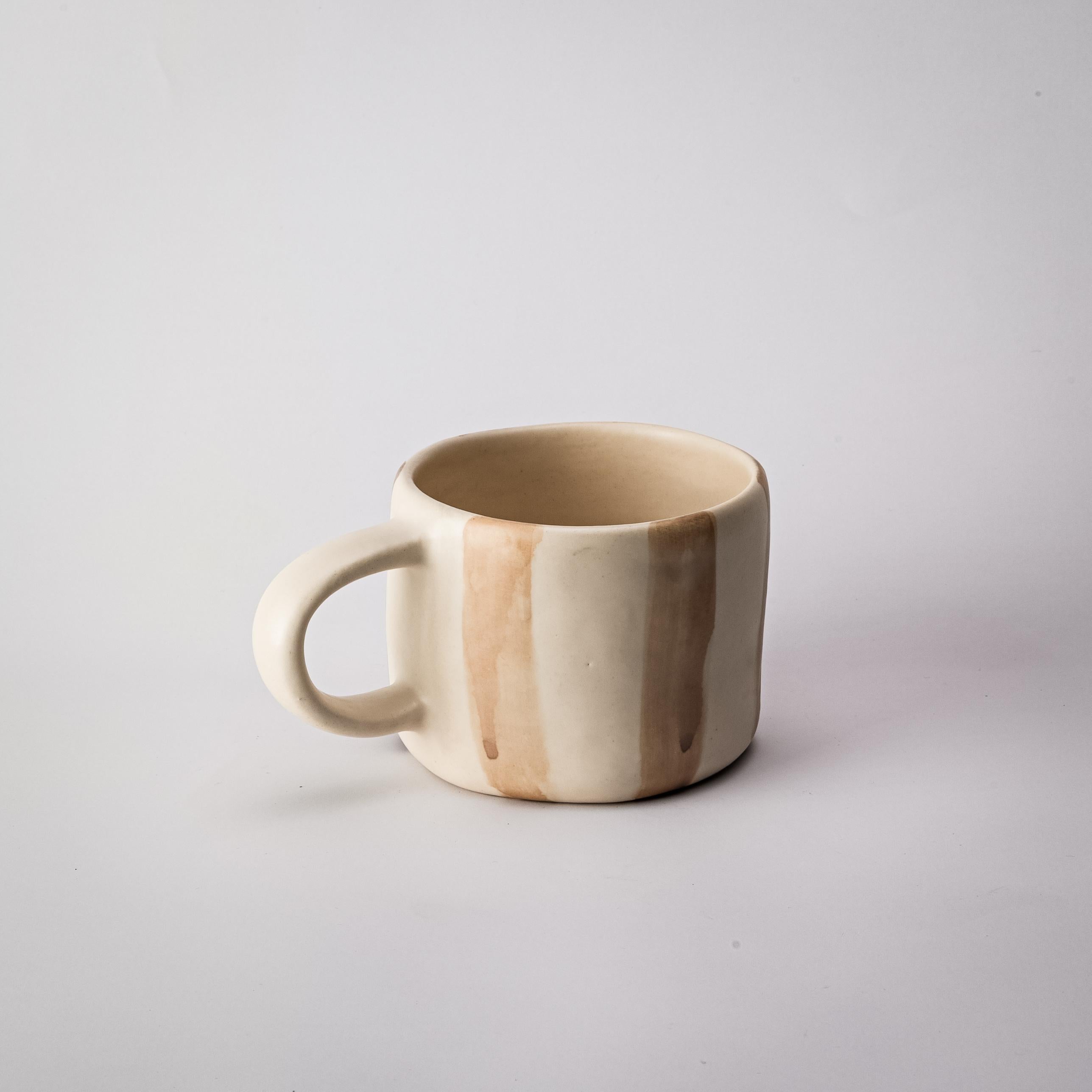 This handmade mug is perfect for your everyday use, morning coffee and afternoon tea. The ceramic mug is made of high quality and will bring you much satisfaction by its use. This mug will enhance your mood when you are having your morning coffee or
