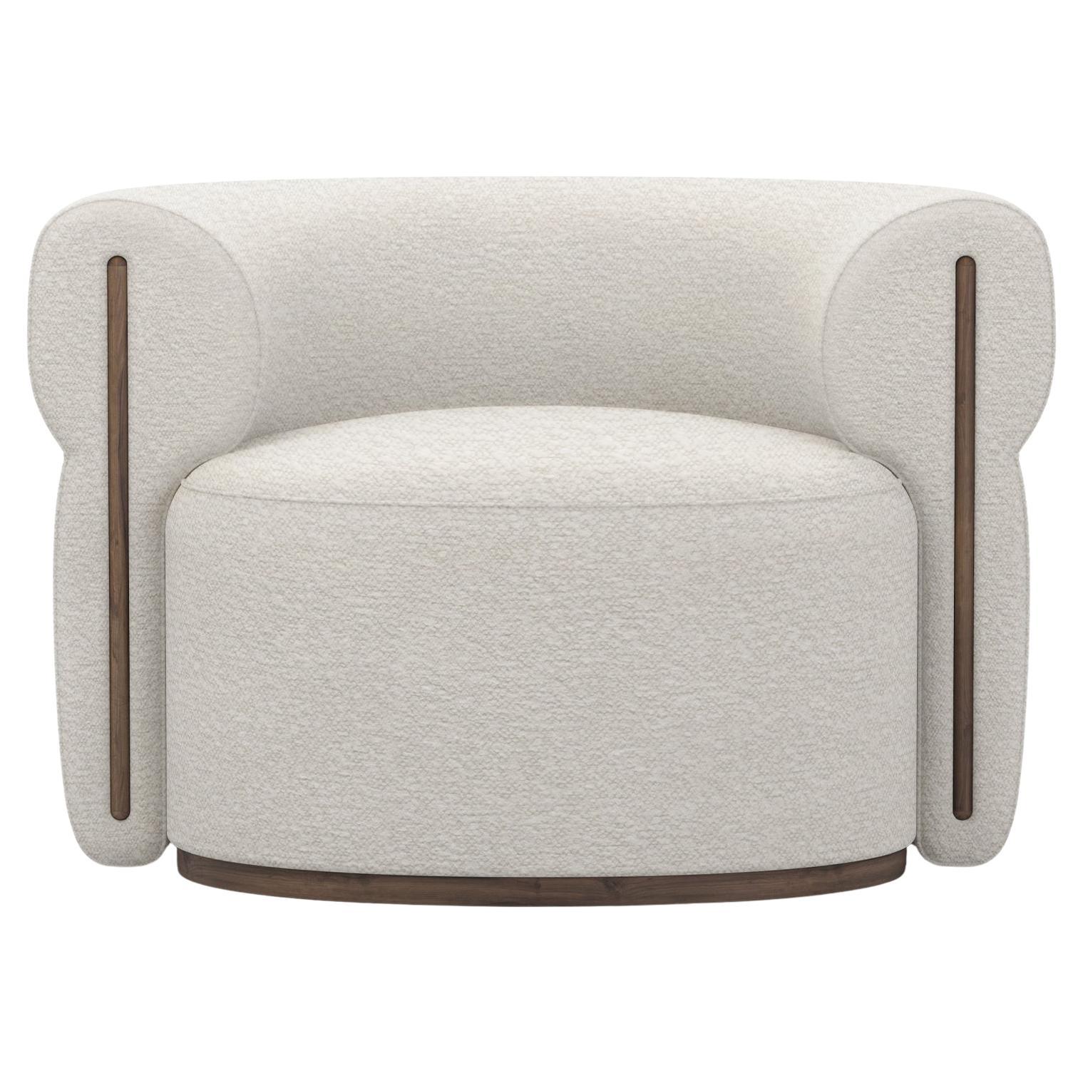 Handmade Camille Armchair in Luxe Upholstery by Nolita Harbour