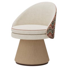 Handmade Caroline Dining Chair with Conic base by Nolita Harbour