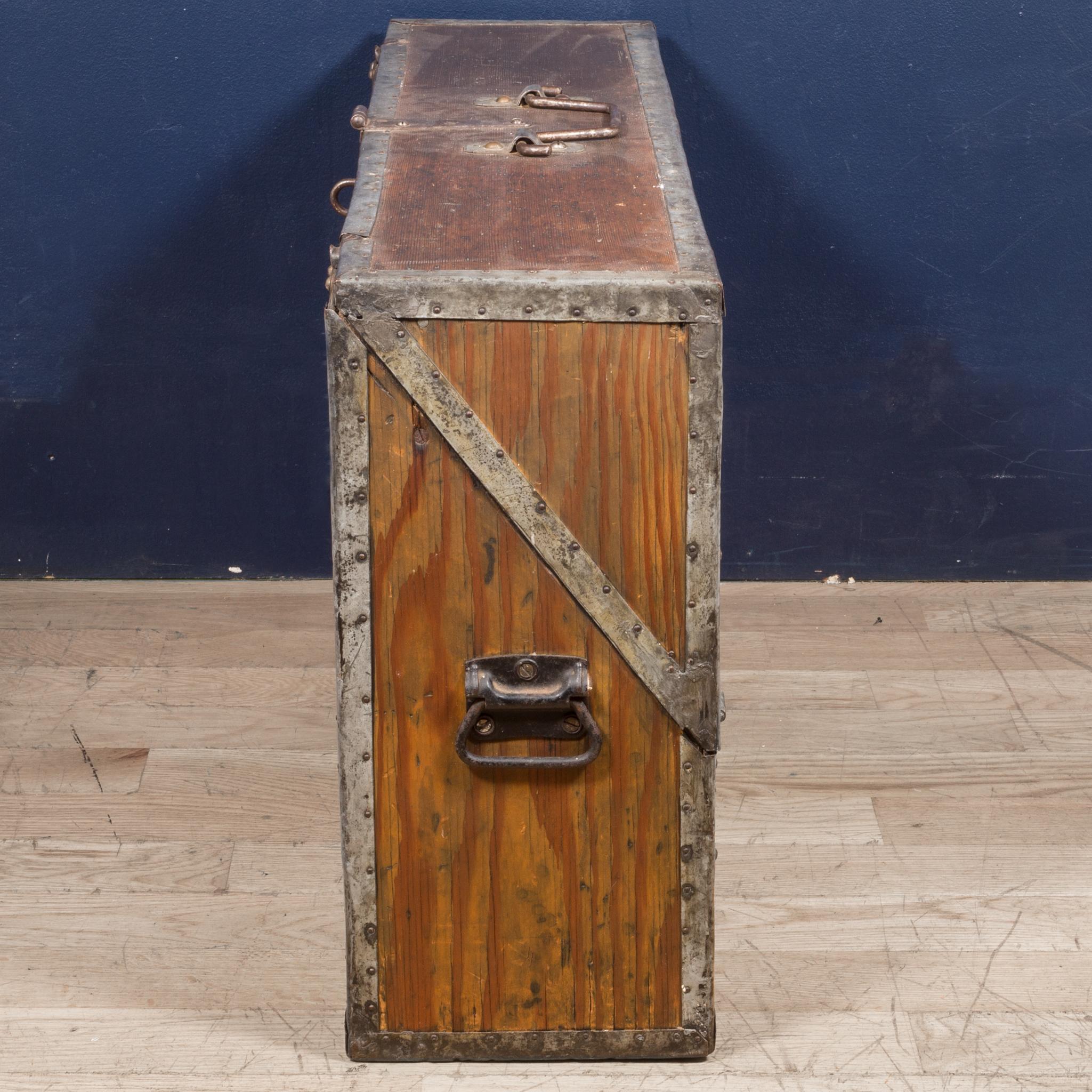 Steel Handmade Carpenter's Toolbox, circa 1940