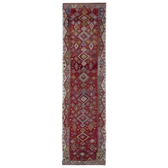 Handmade Carpet Antique Rugs Turkish Kilim Runner, Stair Runners Oriental Rugs