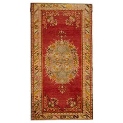 Handmade Carpet Antique Rugs, Turkish Rug, Luxury Red Oriental Rugs