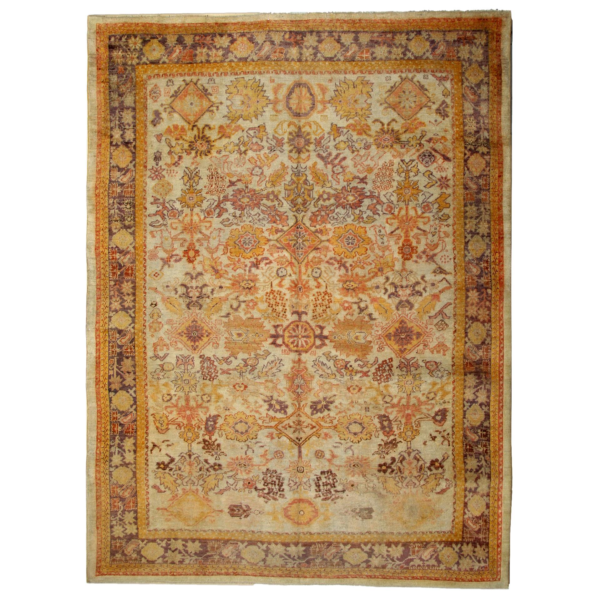 Handmade Carpet Antique Turkish Rugs Anatolian Oriental Rug for Home Decor