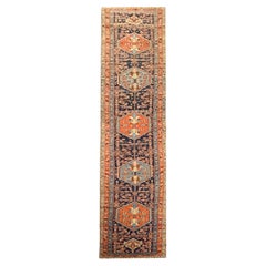 Handmade Carpet Antique Wool Runner Rug Traditional Tribal Rug