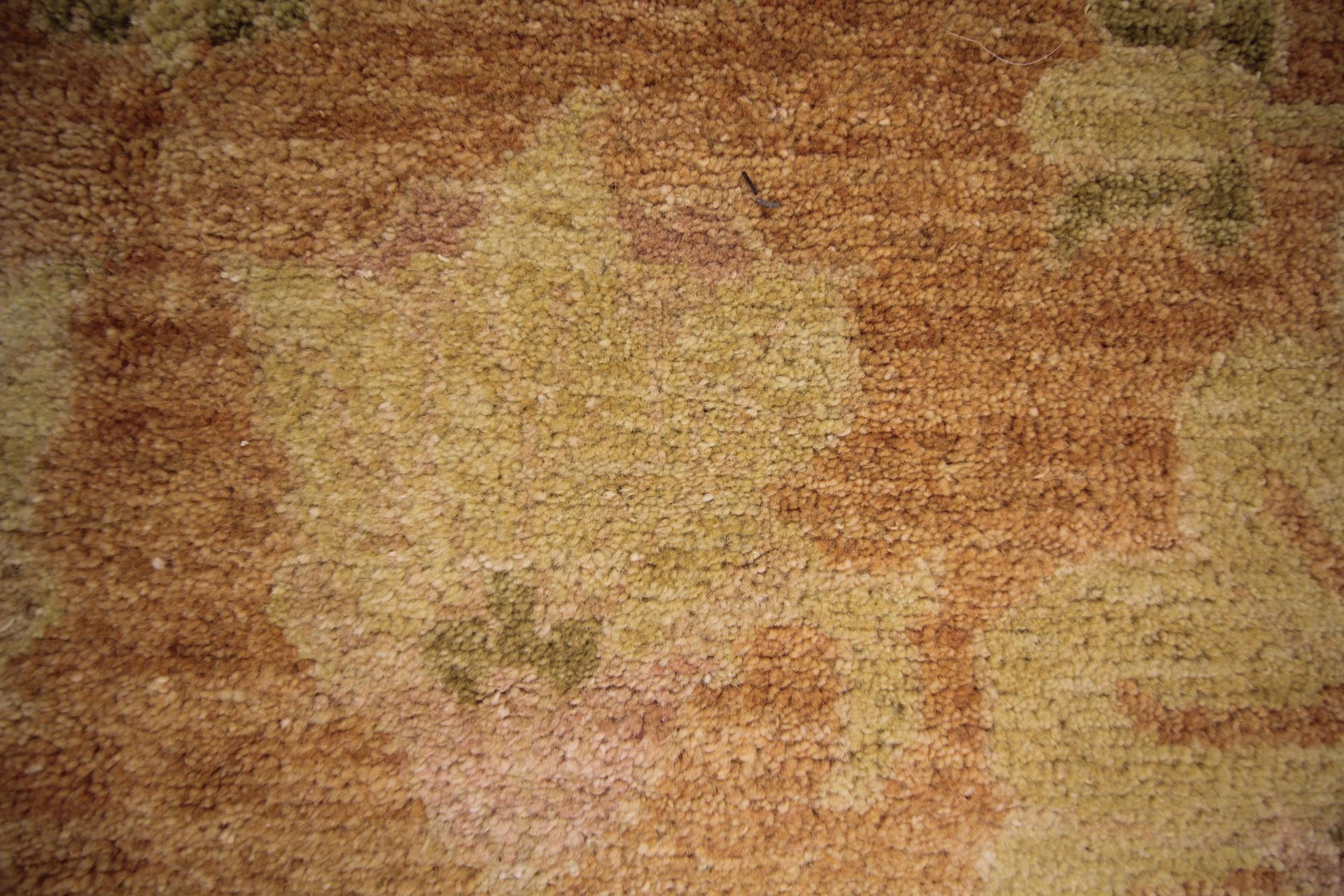 Handmade Carpet Large Vintage Rug Ziegler Style Wool Living Room Rug For Sale 1