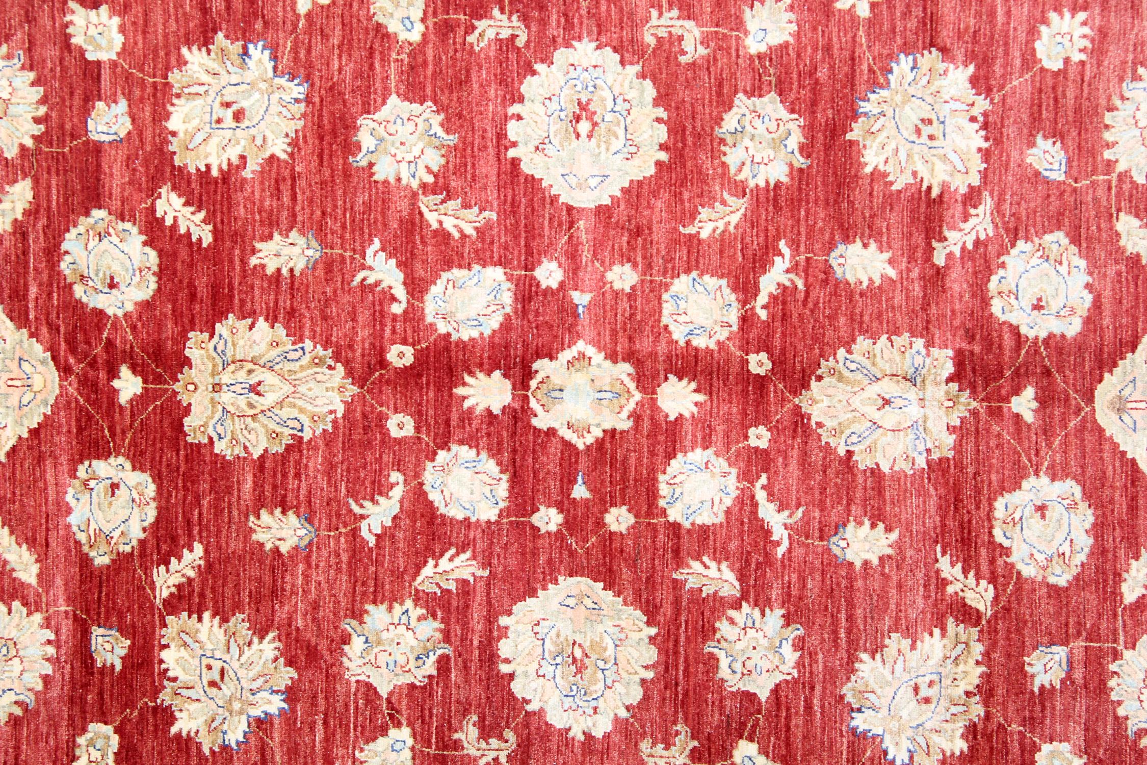 Sultanabad Handmade Carpet Modern Saltanabad Rug, Ziegler Style Living Room Rug  For Sale