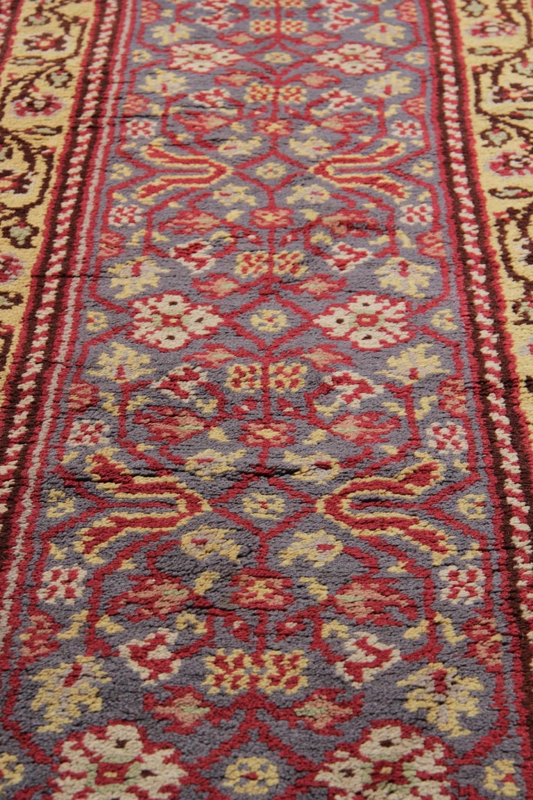 Handmade Carpet Rare Antique Rugs, English Ax Minster Art Deco Rug For ...